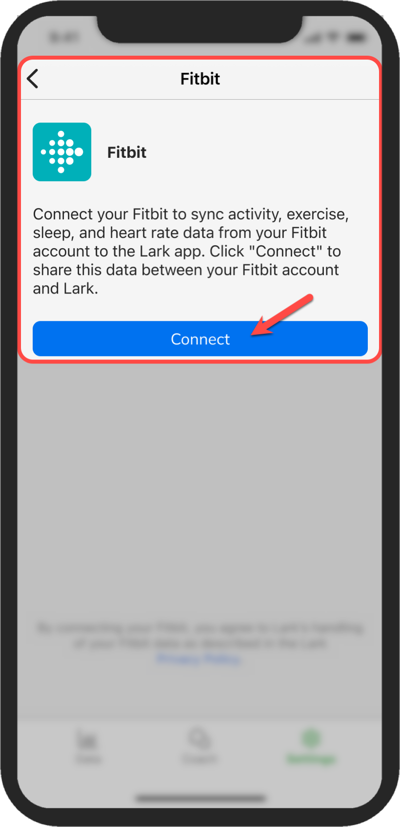 Lark fitbit sale